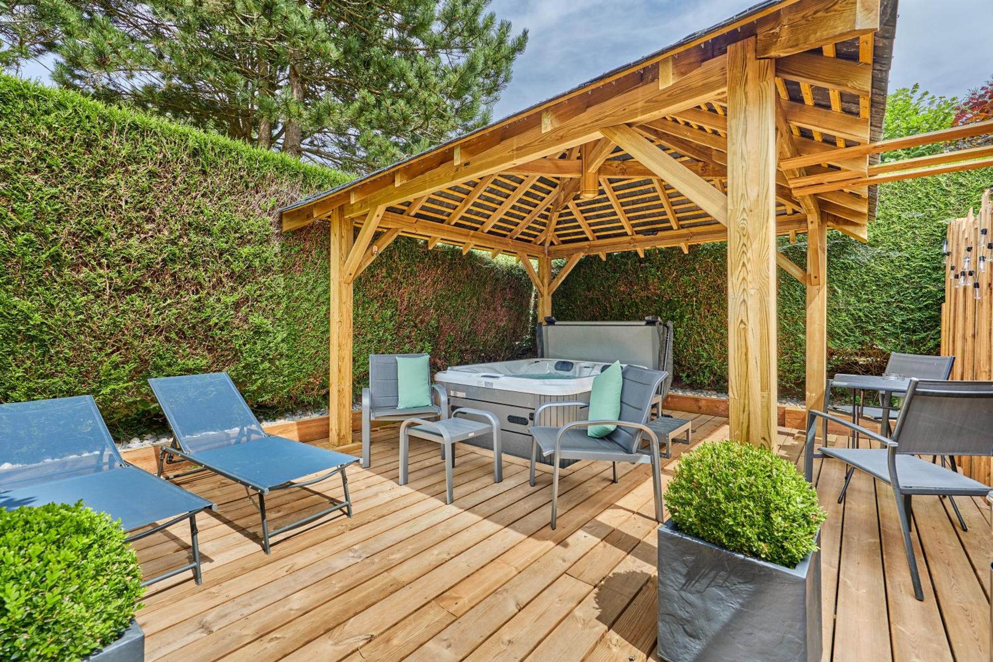 Domaine Du Gros Chene - Terrasses Avec Jacuzzis Privatifs Appartement Ablon Buitenkant foto